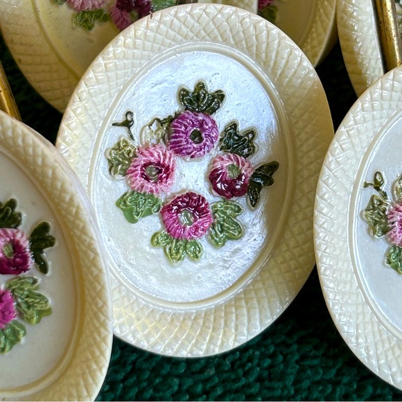 Vintage Ceramic Shower hooks - Picture 2 of 4